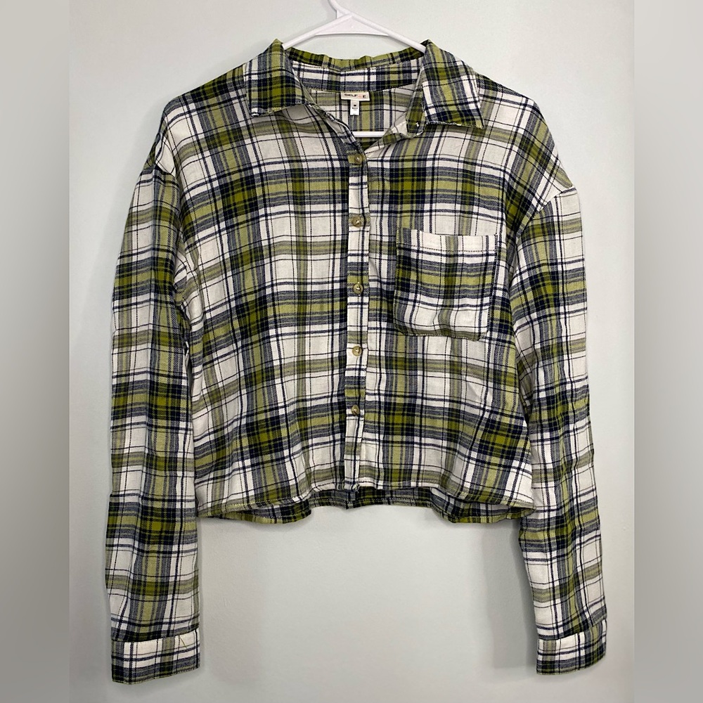 Green Flannel Selfie by Self Esteem